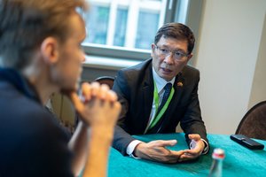 Taivano dronų įmonės vadovas: mūsų šalys galėtų kartu gaminti išminavimui skirtus dronus