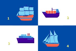 Daug sakantis pasirinkimas: pasirinkite laivą – paaiškės visa tiesa apie jus