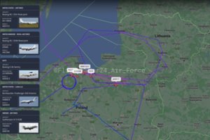 „To dar nėra buvę“: skelbia, kad penki NATO lėktuvai vykdo operacijas netoli Kaliningrado srities – kas vyksta?