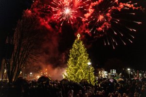 Žaliaskarę įžiebė ir Šilalė: ją papuošė virš 13 tūkst. lempučių