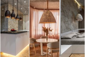 Sostinės dangoraižyje moters 98 kv. m butas virto nameliu iš medžio, molio ir nendrių