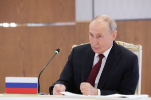 V. Putinas pratrūko po pareiškimų apie Ukrainą: dėl to panaudotume visas naikinimo priemones