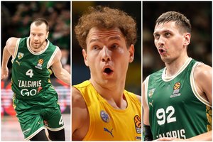 Pažymiai Eurolygos lietuviams: nuo rekordinio šou – iki krizės ir sunkumų