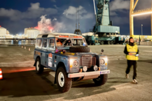 Dakaras žingsniu arčiau: K. Raišys ir I. Daunoravičius išlydėjo savo automobilį