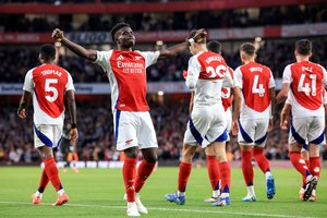 Londono derbyje – įvarčių lietus: septyni krito vien per pirmąjį kėlinį