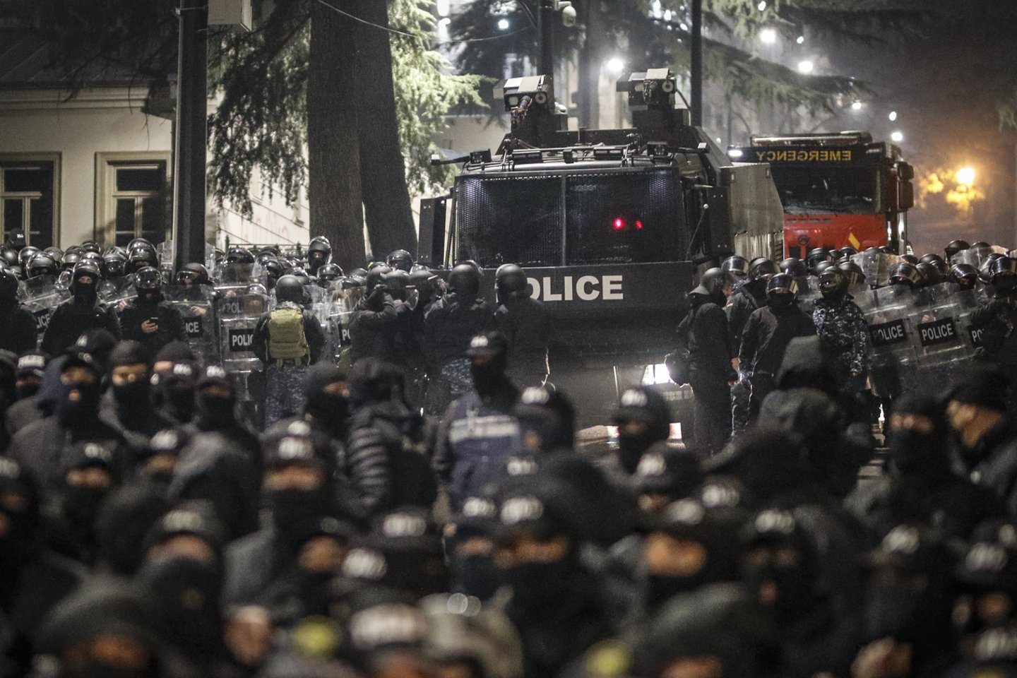 Protestai Sakartvele.<br>EPA-ELTA nuotr.