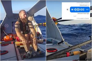 A. Mockus pasidalino kraupiu garso įrašu iš Ramiojo vandenyno: norėtųsi, kad tokių akimirkų būtų kuo mažiau