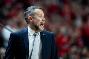 Karčias patirtis žaidėjams rūbinėje priminęs G. Žibėnas atliko kito etapo skaičiavimus: „Greičiausiai pateksime“