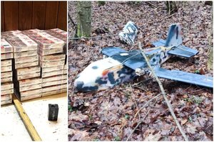 Pasieniečiai nusodino iš Baltarusijos atskridusį lėktuvėlį su cigaretėmis