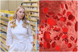 Atsako vaistininkė: kaip padidinti hemoglobino ir feritino lygį organizme?