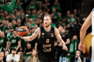 Į aikštelę grįžęs I. Brazdekis bandė ieškoti paaiškinimo sumenkusiam vaidmeniui Eurolygoje