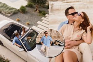 Prieš didįjį koncertinį turą E. Chrebtovas su mylimąja Žaneta įsiamžino romantiškoje fotosesijoje