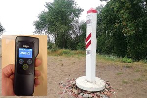 Pasienio ruože pasieniečiams įkliuvo neblaivus beteisis zarasiškis su neregistruotu automobiliu