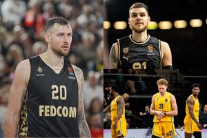 Pažymiai Eurolygos lietuviams: blizgėjęs D. Motiejūnas, progą išnaudojęs D. Sirvydis ir buksavęs R. Jokubaitis