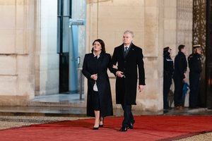 G. Nausėda rekonstruotos Paryžiaus Dievo Motinos katedros atidaryme: šis įvykis parodo žmogaus didybę