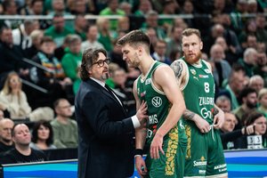 Vieninteliu dalyku pasidžiaugęs A. Trinchieri atskleidė, kad „Žalgirio“ gynybos ramstis patyrė traumą