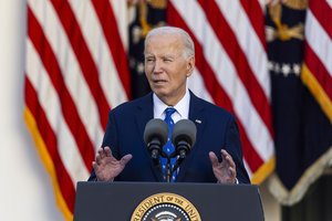 J. Bidenas įvardijo, kodėl Rusija nesugebėjo apsaugoti B. al Assado režimo