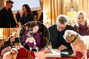 Alfo Ivanausko knygos pristatyme – būrys garsenybių ir jų keturkojai: atvyko ir Inga Valinskienė