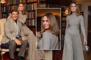 Asta Valentaitė ir vėl užbūrė elegancija: šventiniam vakarui pasirinko žinomo dizainerio kūrinį