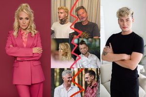 Žinomų žmonių parodijos iš O. Pikul skyrybų gerokai įsiutino Ą. Misiukevičių: „Ką jūs darote?“