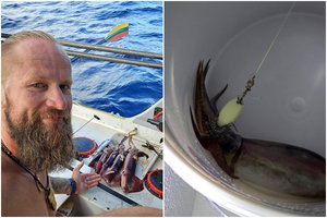 A. Mockus dalinasi neeilinio vandenyno laimikio nuotraukomis: „Panašu, kad Kūčioms bus ką ant stalo pasidėti“