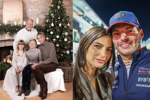 Žvaigždžių savaitėje – tėčiu tapsiantis lenktynininkas M. Verstappenas ir kalėdinis Monako monarchų atvirukas