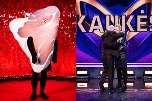 LNK šou „Kaukės“ atidengta Lašinių kaukė – po ja slėpėsi 43 kilogramų atsikračiusi scenos legenda