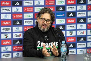 ALBA naujoką išskyręs A. Trinchieri – apie D. Giedraičio situaciją ir T. Dimšos reabilitaciją