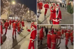 Kauniečių akys raibo nuo tiek svečių „iš Laplandijos“: praeiviai kalbino juos ir fotografavo