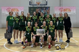 EGBL turo paskutiniajame mače Lietuvos penkiolikmečių rinktinė nusileido kitai šalies komandai