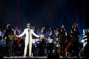 Linas Adomaitis surengė kalėdinį ir labai ypatingą koncertą