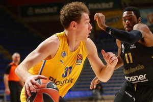 Efektingiausias R. Jokubaičio mačas Eurolygoje nepadovanojo „Maccabi“ pergalę