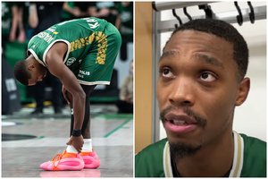 Iš skausmo surikęs L. Walkeris nušvietė rungtynes sustabdžiusį epizodą