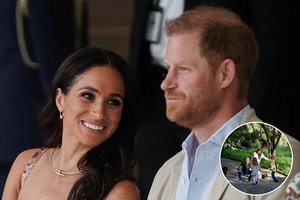 Princas Harry ir Meghan Markle paviešino retą savo šeimos nuotrauką: joje – paaugę jų vaikai