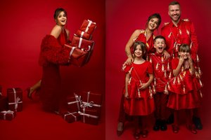 Simona Lipnė pasidalijo kalėdine fotosesija: įsiamžino visa šeima