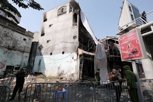 Per gaisrą arbatinėje Hanojuje žuvo 11 žmonių