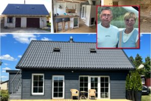 Garažas kaime virto jaukiais namais: vilnietė pasidalijo, ko reikia, kad statybos nestrigtų, o biudžetas nesprogtų