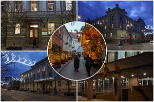 Kas kuria šventinę nuotaiką, o kas – skendi tamsoje: valdžios įstaigas kritikuoja dėl kurioziškų kalėdinių dekoracijų