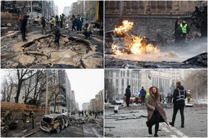 Rusų raketos smūgis Kyjive apgadino 6 šalių ambasadas