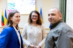 Ministrė D. Šakalienė Kyjive: taika be jėgos – neįmanoma