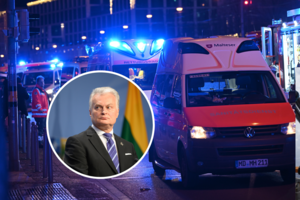 Vokietijoje į minią įsirėžus automobiliui, šalies vadovai reiškia užuojautą: Lietuva solidarizuojasi su Vokietija
