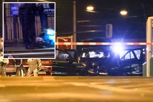 Užfiksavo, kaip sulaikomas kraupų išpuolį Magdeburge įvykdęs gydytojas