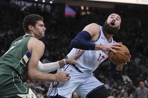 J. Valančiūnas gavo nedaug laiko pasireikšti, o „Wizards“ vėl pralaimėjo