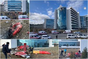 Tragedija Turkijoje: sraigtasparnis įsirėžė į ligoninę, žuvo keturi žmonės