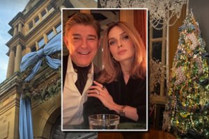 Kaip visuomet elegantiška: švenčių laukianti A. Valentaitė su vyru jaukumu mėgavosi prabangioje vietoje