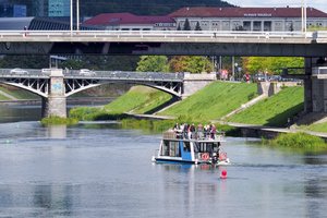 Vasarą Vilniuje planuoja išjudintį Nerį – laivais nori pervežti dešimtis tūkstančių keleivių