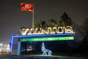 Vilniaus svečius pasitinka nauji riboženkliai su svarbia žinute