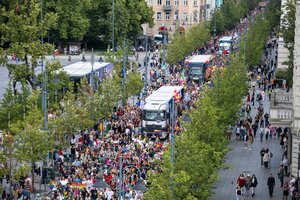 LGBTIQ eitynių dalyvis nuteistas už smurtą prieš Lietuvos šeimų sąjūdžio atstovus