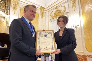 Ukrainoje apdovanojimas „Už intelektinę drąsą“ įteiktas istorikui, muziejininkui Vydui Dolinskui