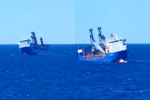 Po sprogimo Viduržemio jūroje nuskendo Rusijos krovininis laivas: dingo du įgulos nariai